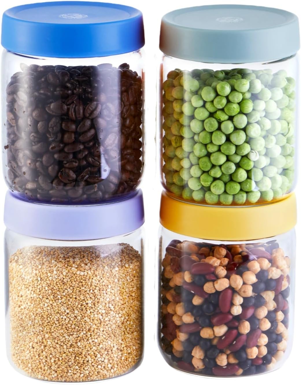 Meal Prep Freezer - Premium 16oz Borosilicate Glass Meal Prep