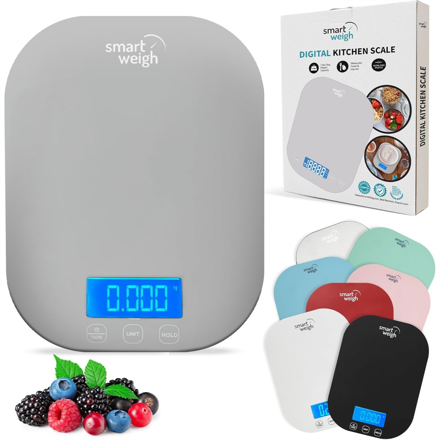 Portion Scale Digital - Digital Kitchen Scale for Cooking, Baking,