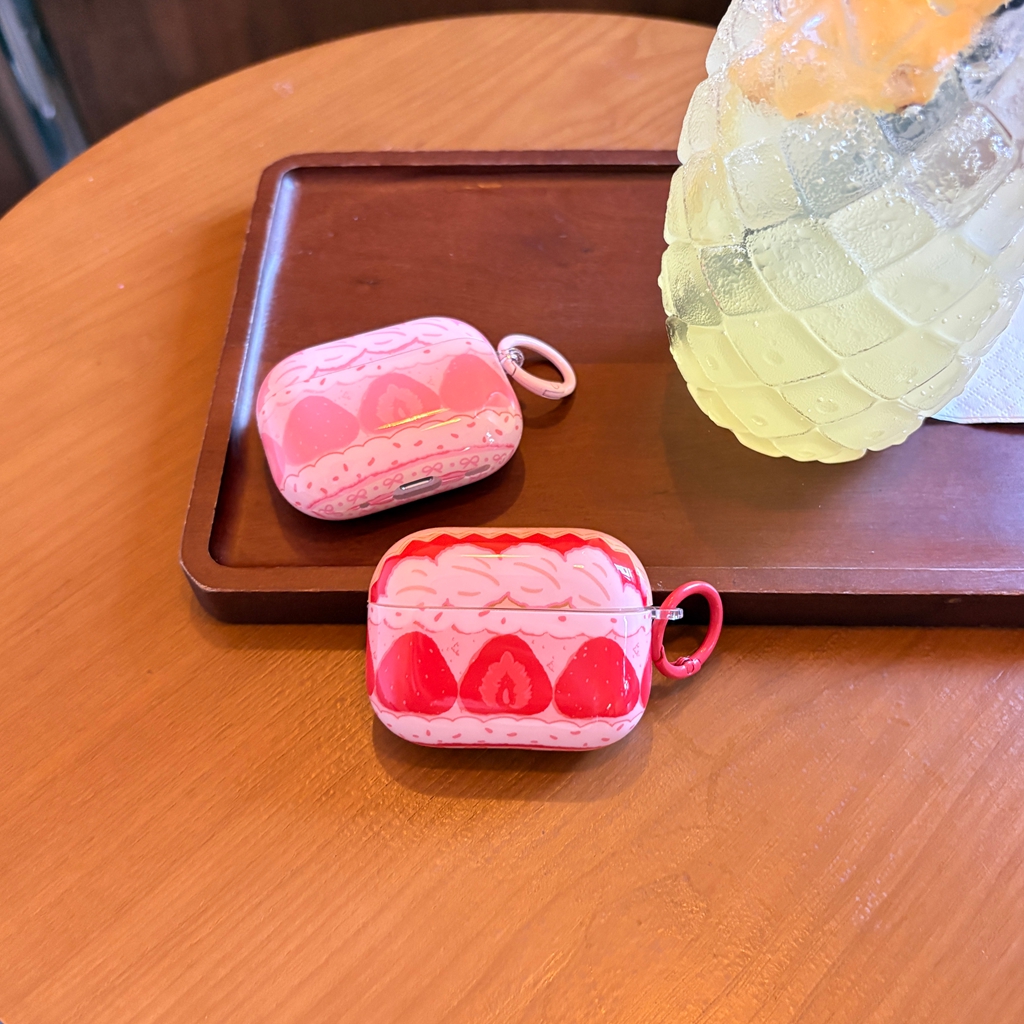 Strawberry Huller - Sweet Cute Red Pink Cream Strawberry
