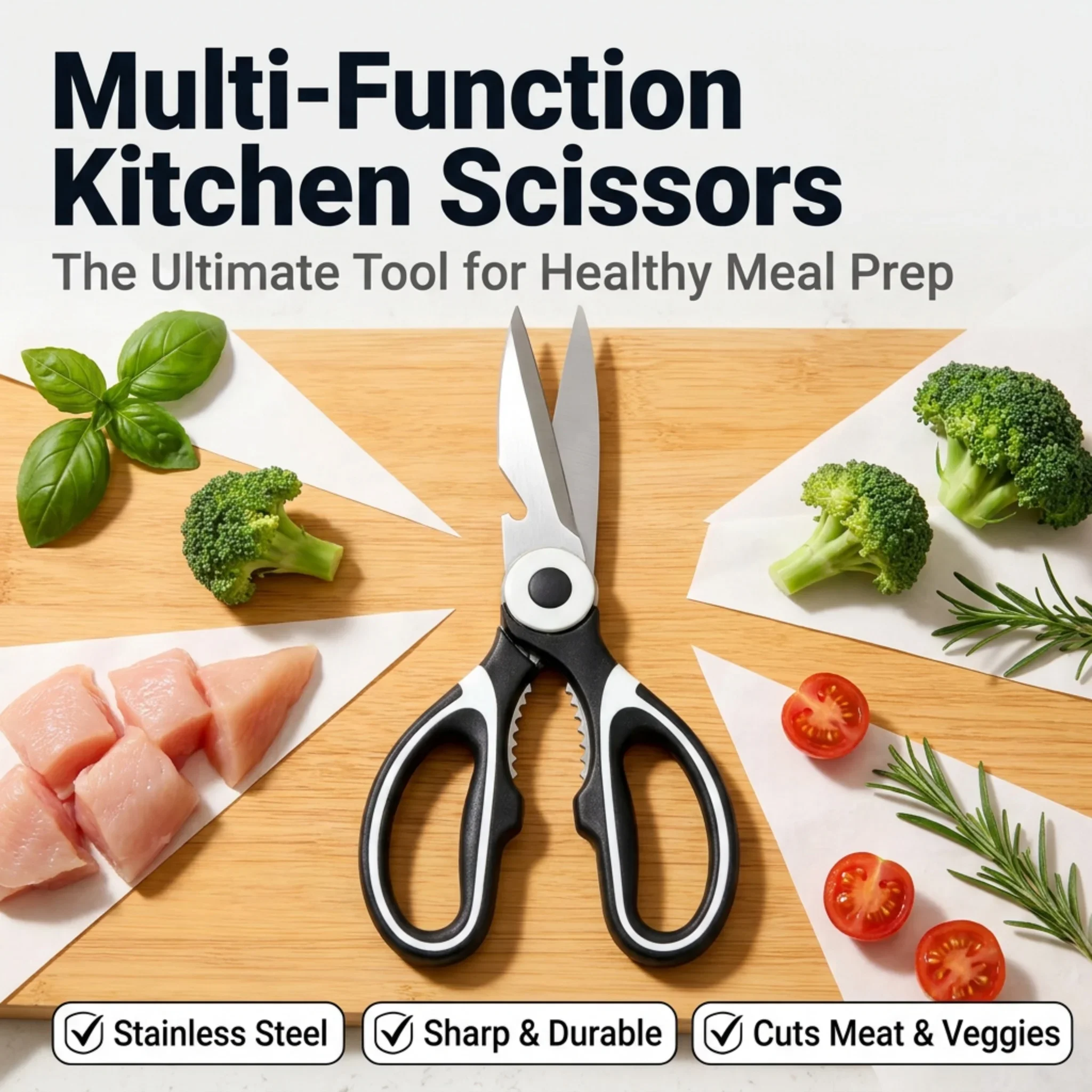 Kitchen Scissors for Meal Prep - Meal Prep Chicken review and price