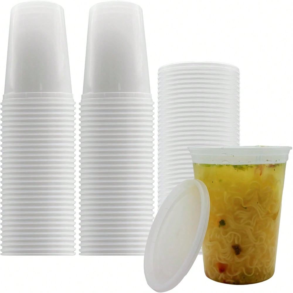 60 Sets 8oz Containers With Li - Meal Prep Freezer review and price