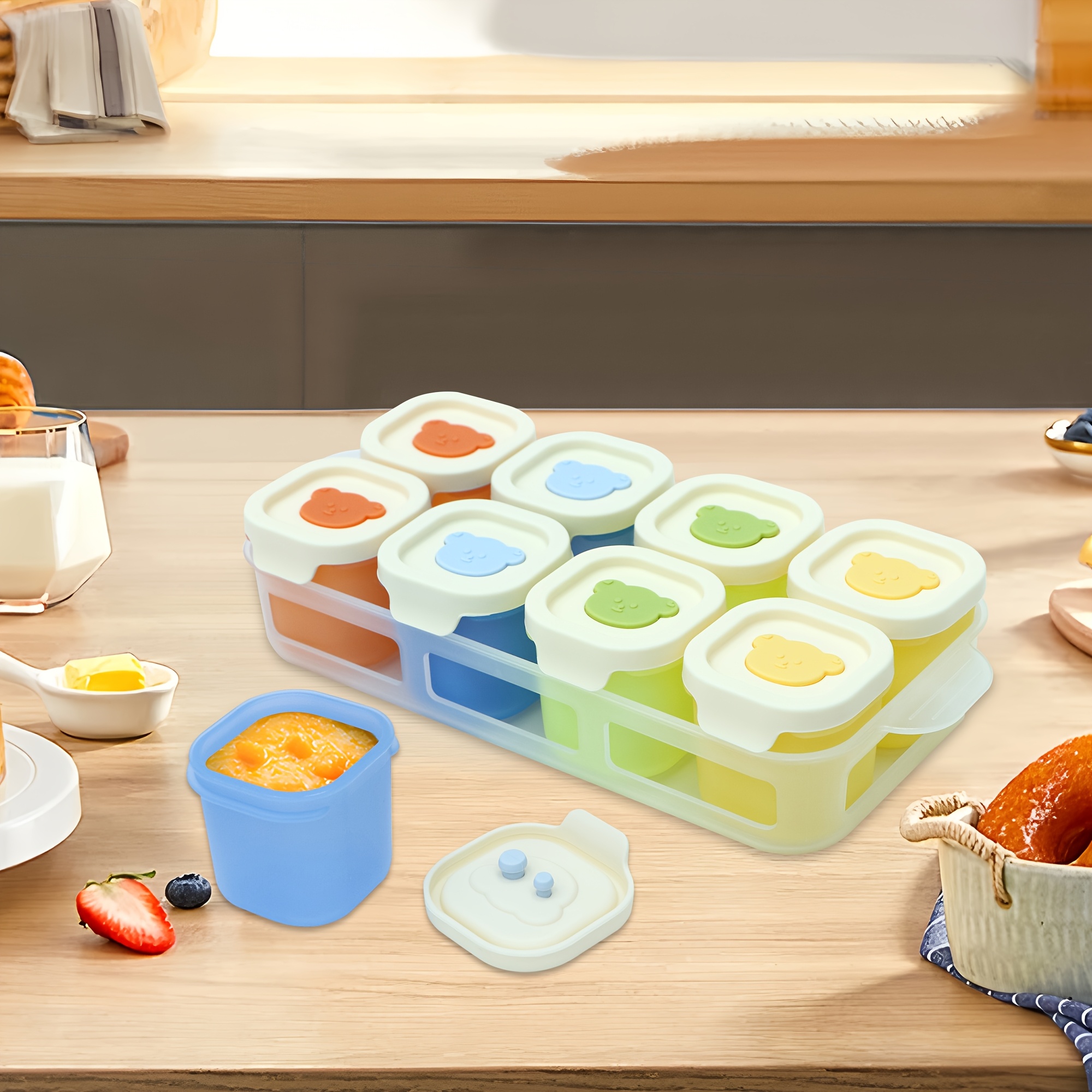 9pcs Silicone Food Storage Con - Meal Prep Healthy Recipes review and price