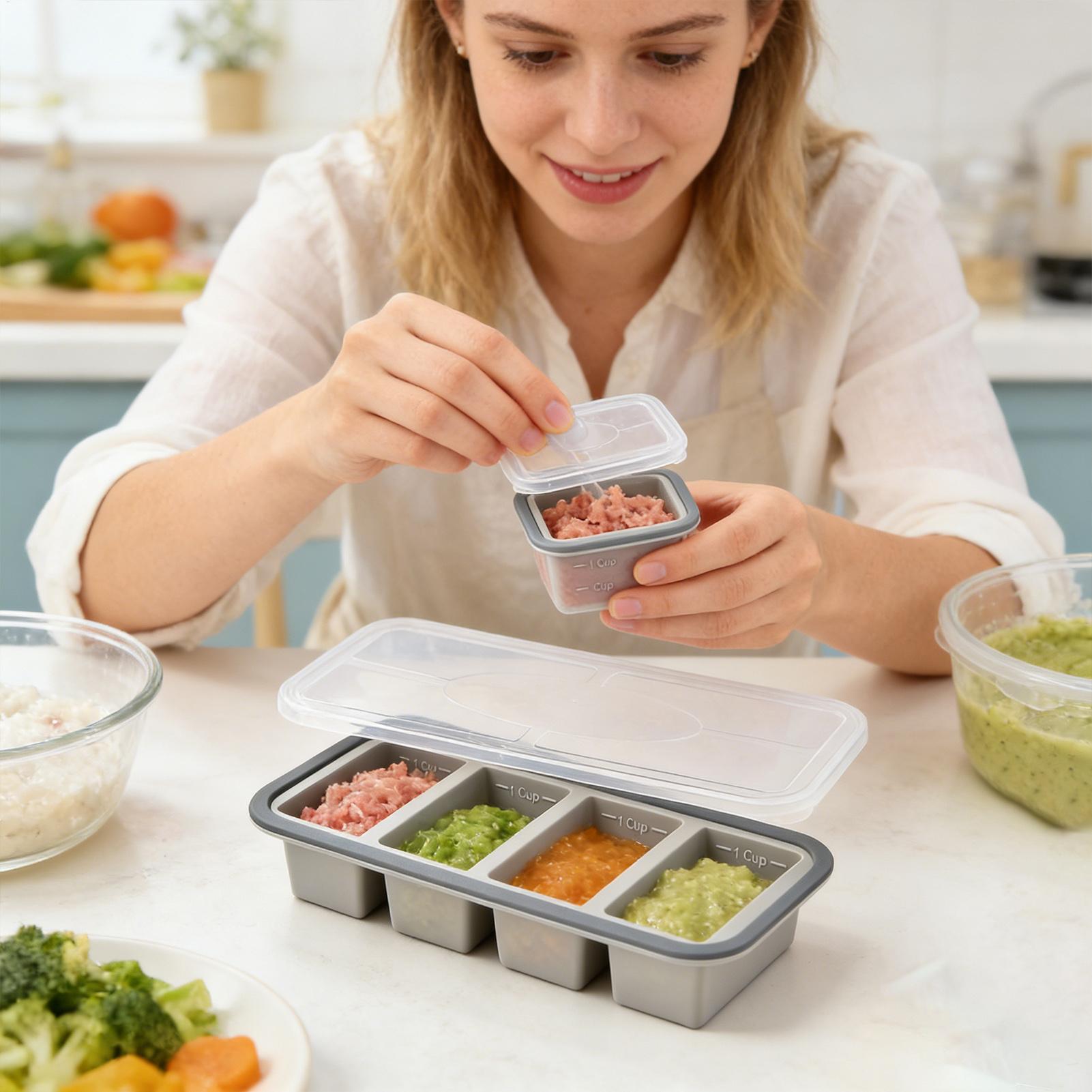 Silicone Freezer Molds Easy Re - Meal Prep Menu review and price