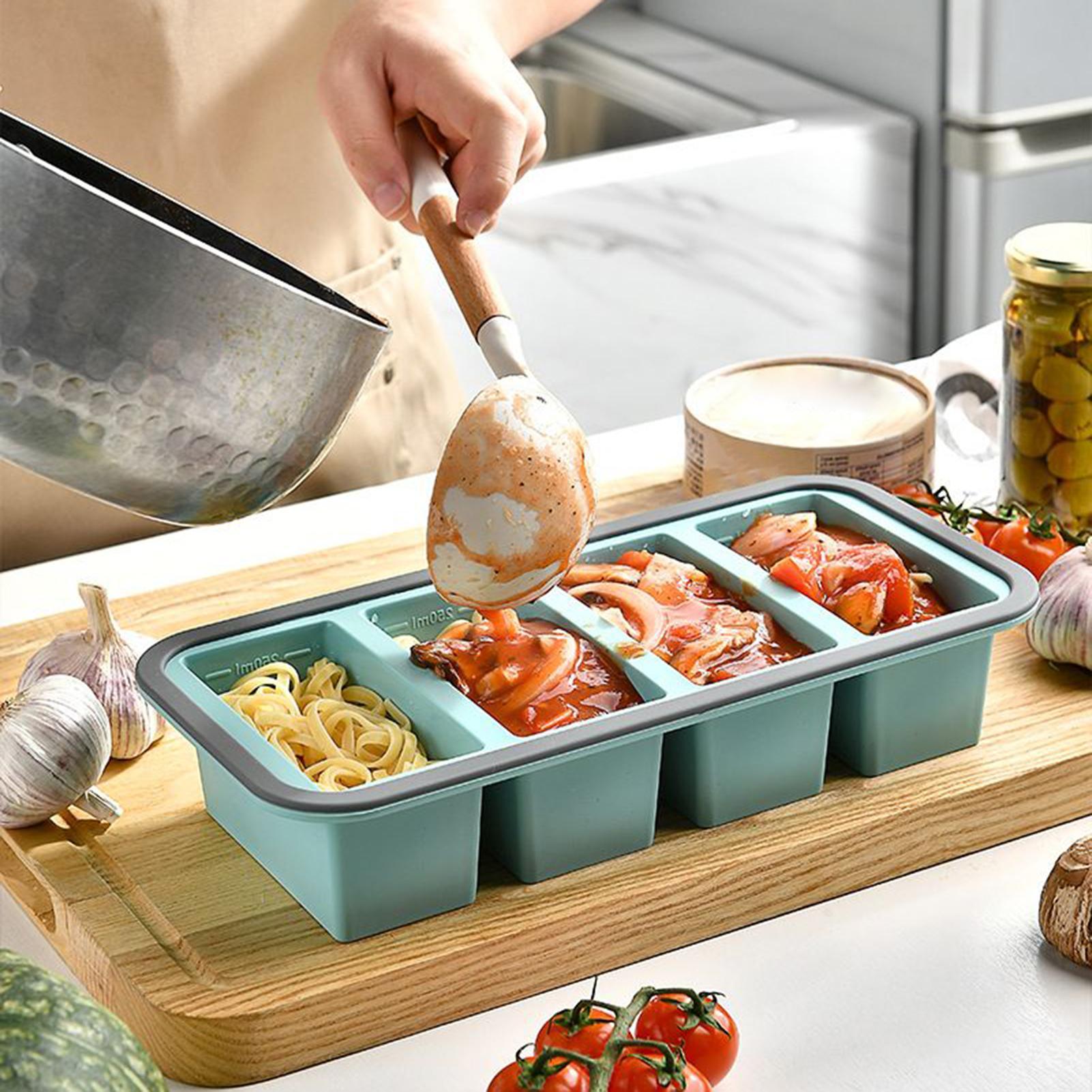 Silicone Freezer Molds Easy Re - Meal Prep Menu review and price
