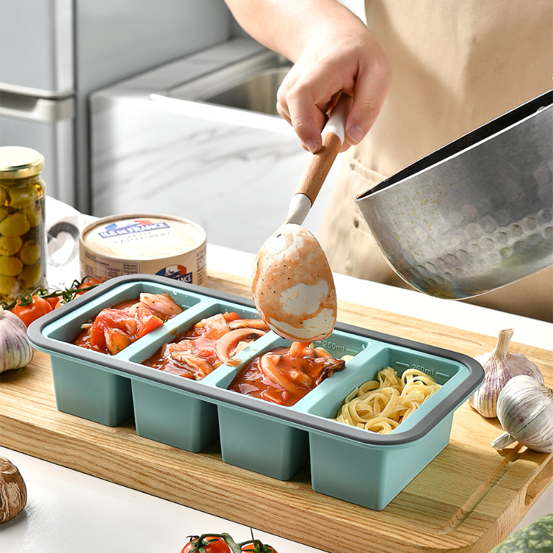 Silicone Freezer Tray for Soup - Meal Prep Freezer review and price