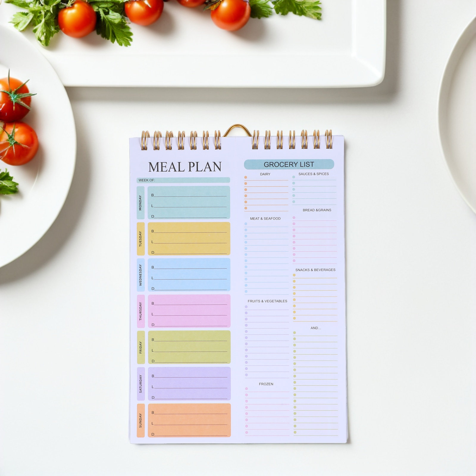 Meal Planner Notebook Weekly A - Meal Prep Menu review and price