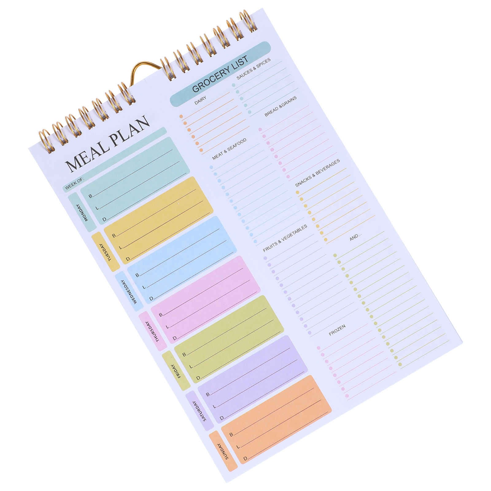 Weekly Meal Planner Notebook A - Meal Prep Menu review and price