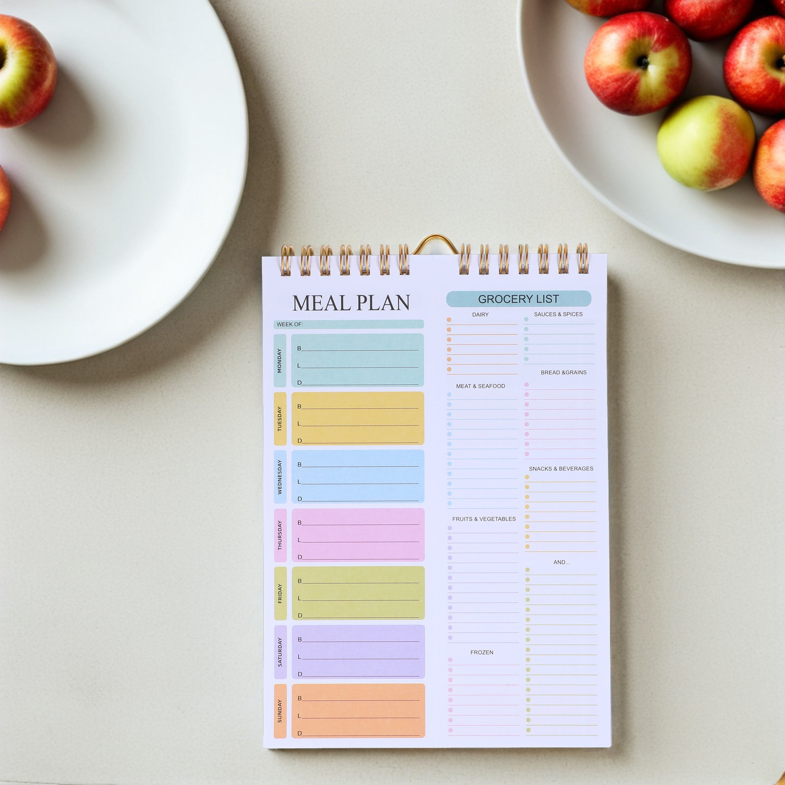 Weekly Meal Planner Notebook A - Meal Prep Menu review and price