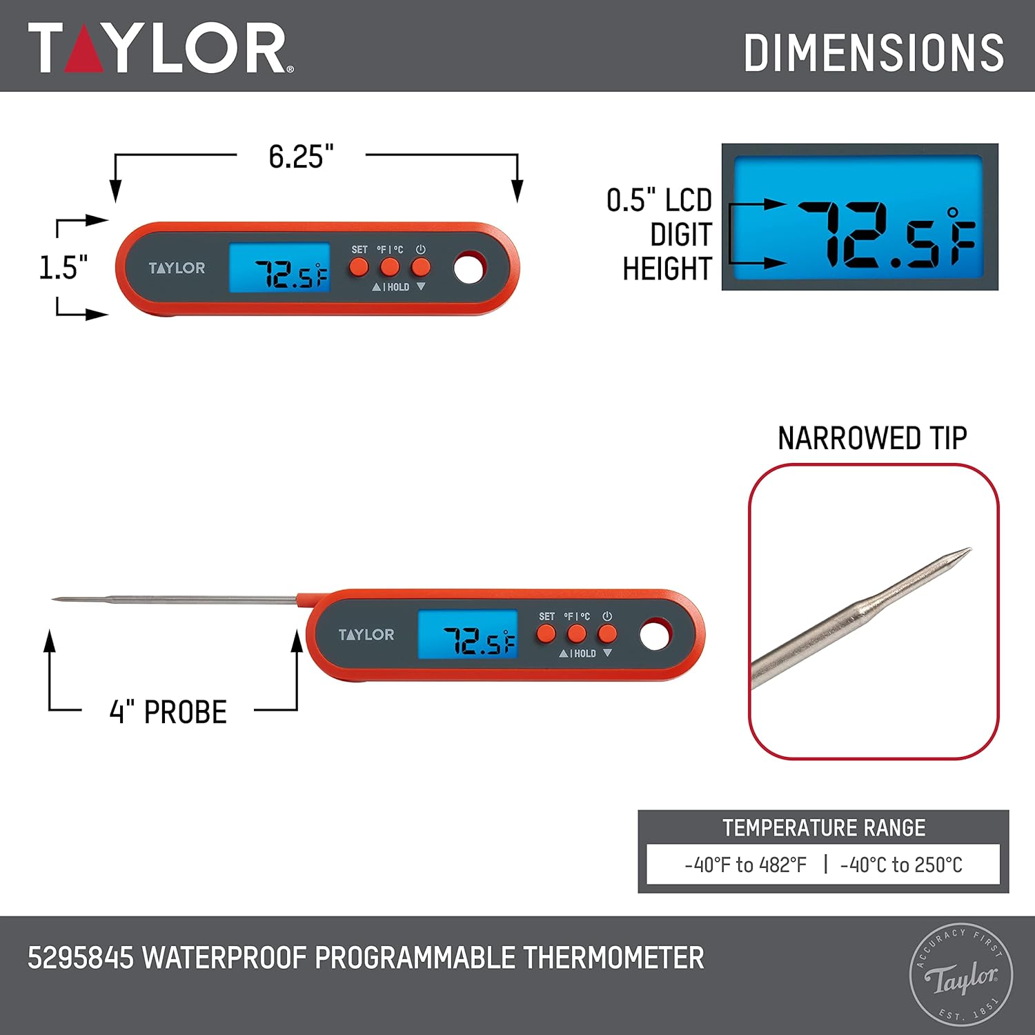 Digital Waterproof Meat Thermo - Meal Prep Chicken review and price