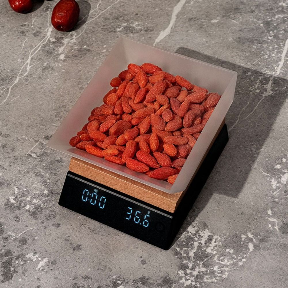 Walnut Wood Mini Wooden Tea Sc - Portion Scale Digital review and price