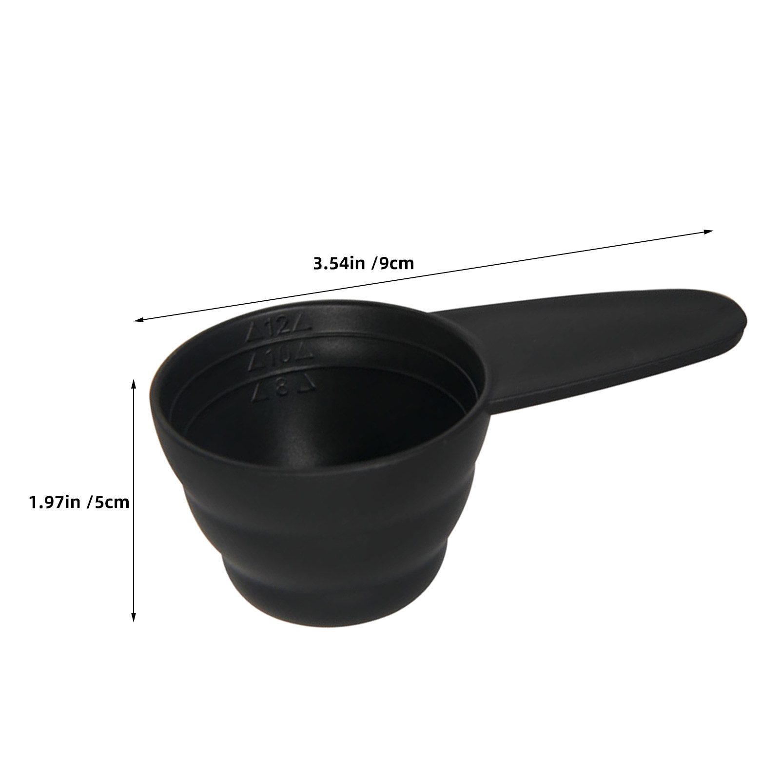 12Pcs Black Measuring Scoops f - Meal Prep Protein review and price