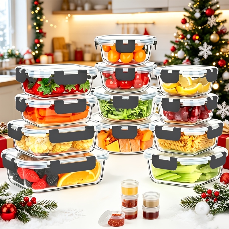 17pcs Glass Food Storage Conta - Meal Prep Freezer review and price