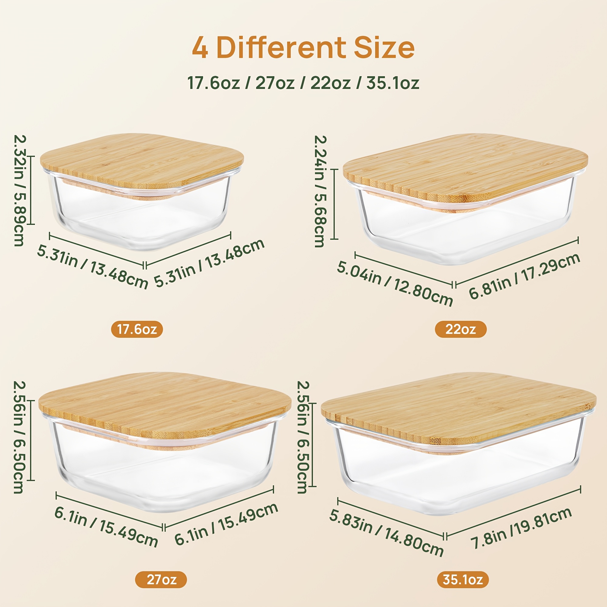 8pcs(4pcs Containers And 4pcs  - Meal Prep Freezer review and price