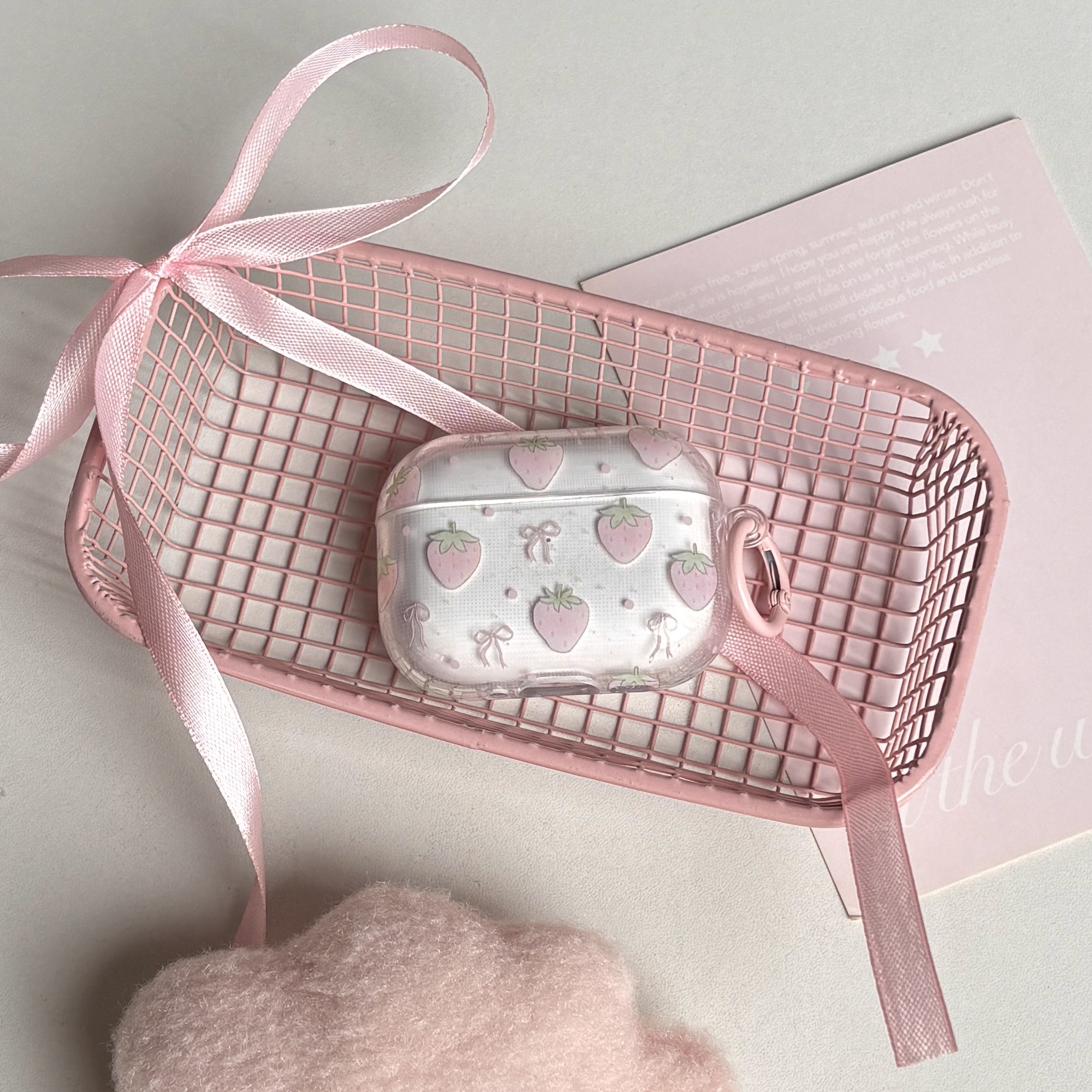Sweet Cute Pink Strawberry Bow - Strawberry Huller review and price