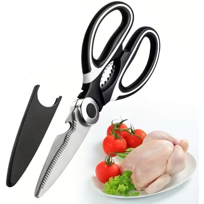 Stainless Steel Kitchen Shears - Meal Prep Chicken review and price