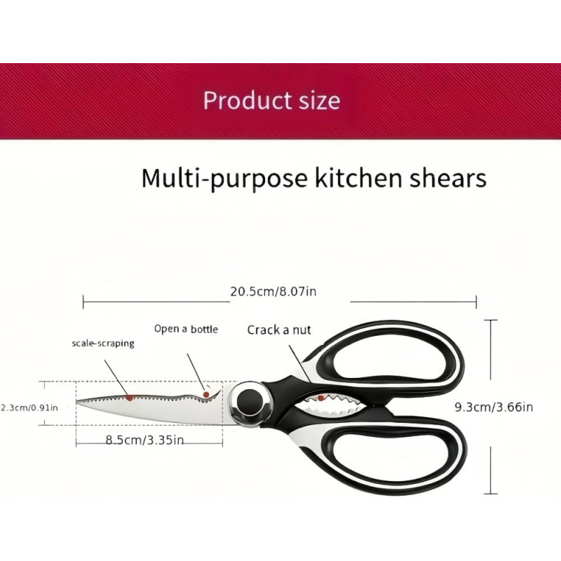 Stainless Steel Kitchen Shears - Meal Prep Chicken review and price