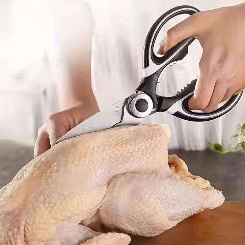 Stainless Steel Kitchen Shears - Meal Prep Chicken review and price