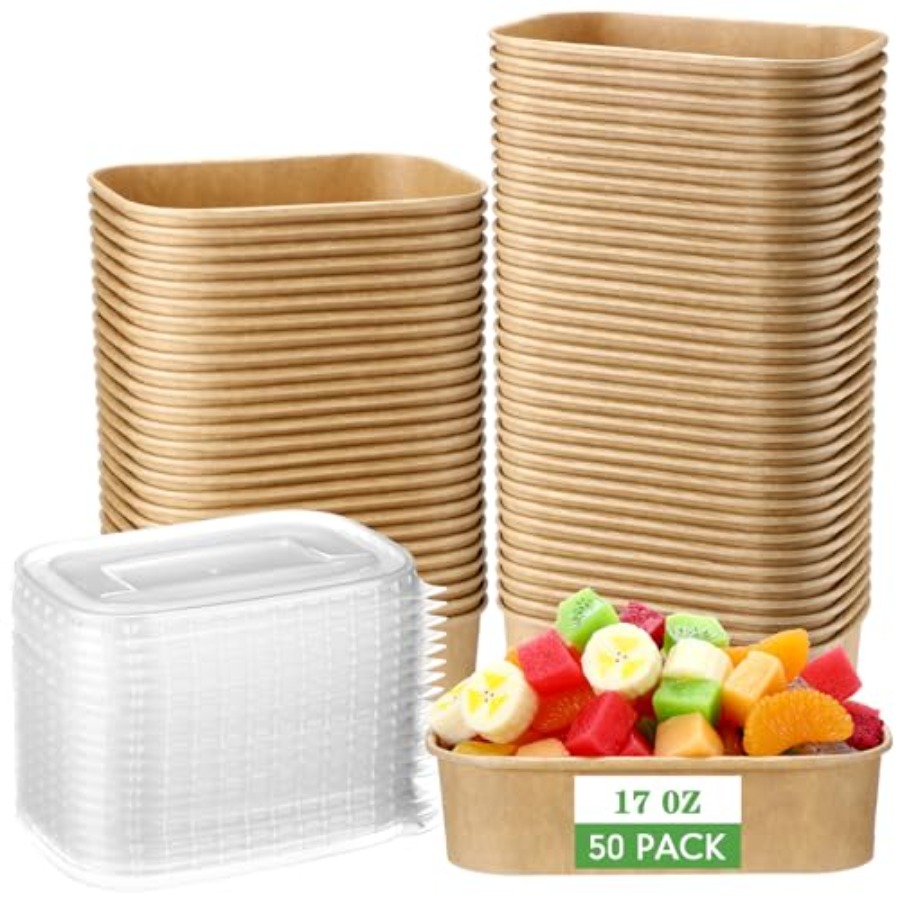 50 Pack Disposable Food Contai - Meal Prep Yogurt Bowl review and price