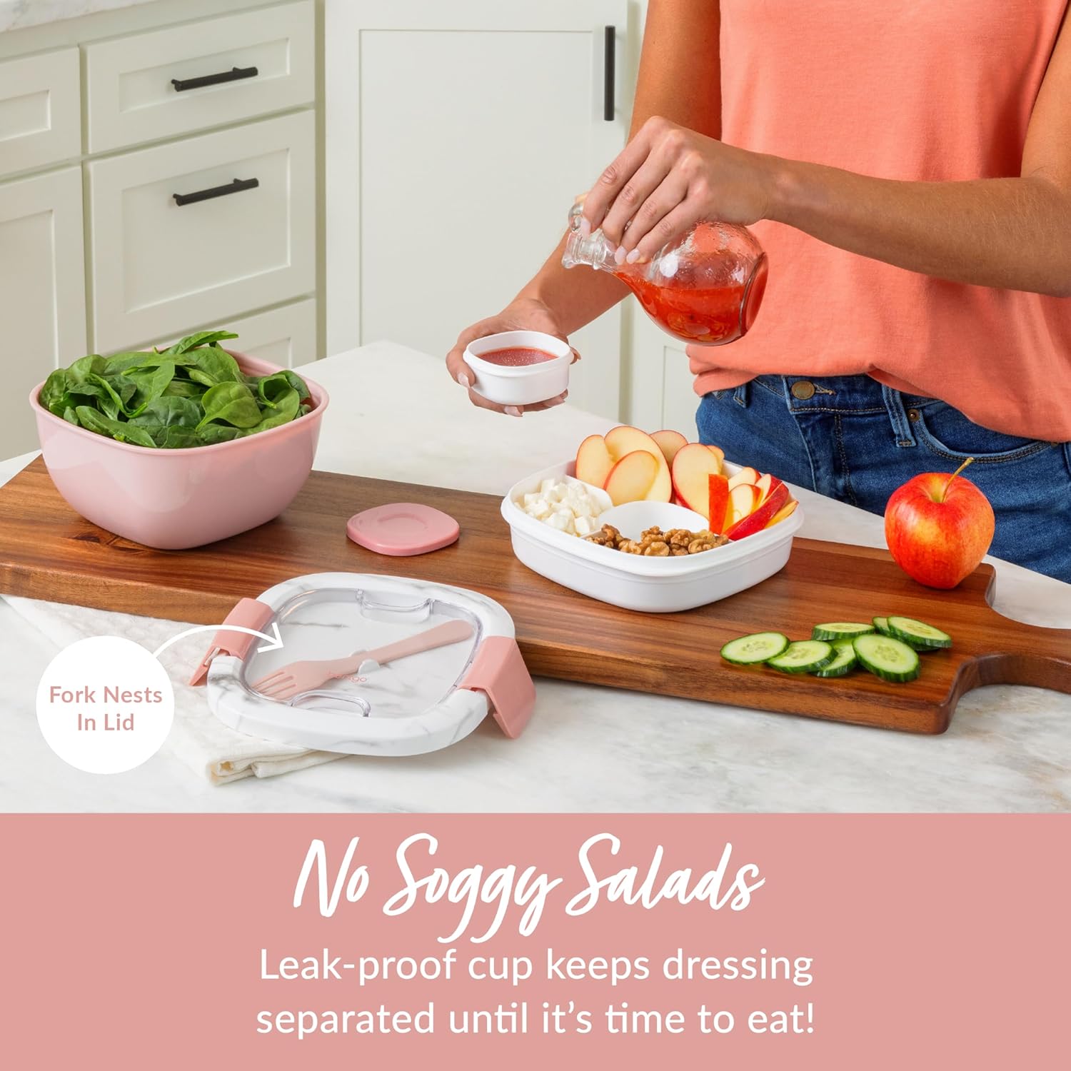 Salad Container - 54 Oz Bowl w - Meal Prep Menu review and price