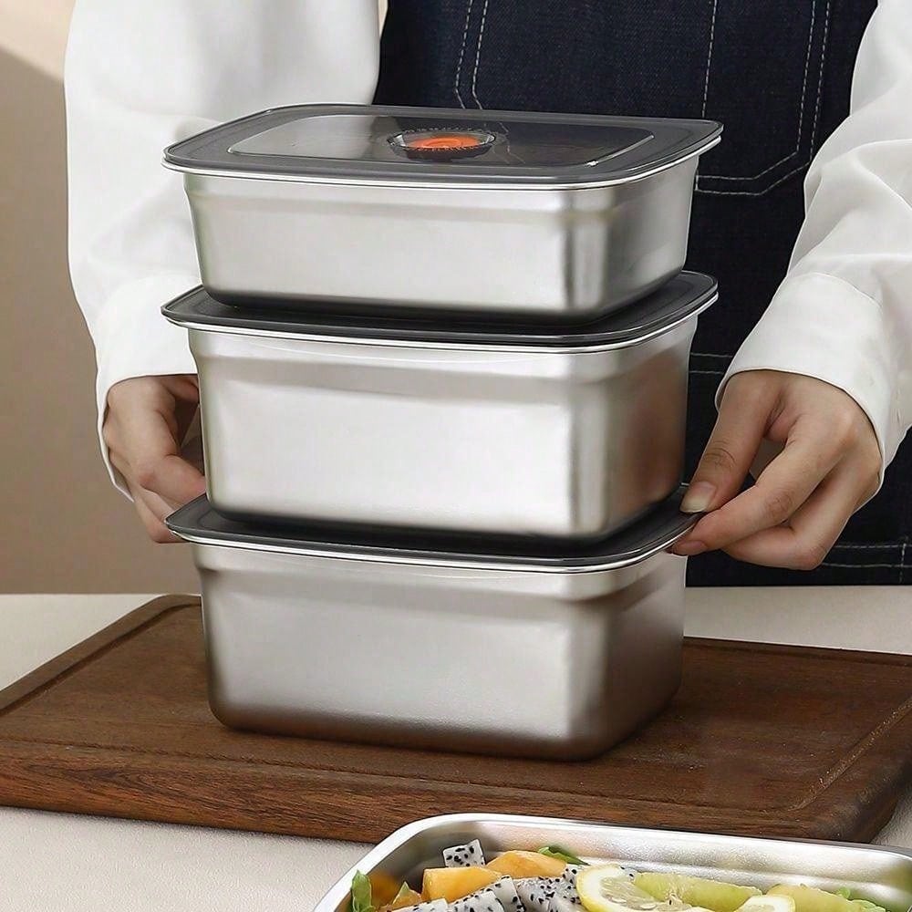Buy 2 Get 1 Free 3 Pack Stainl - Meal Prep Freezer review and price