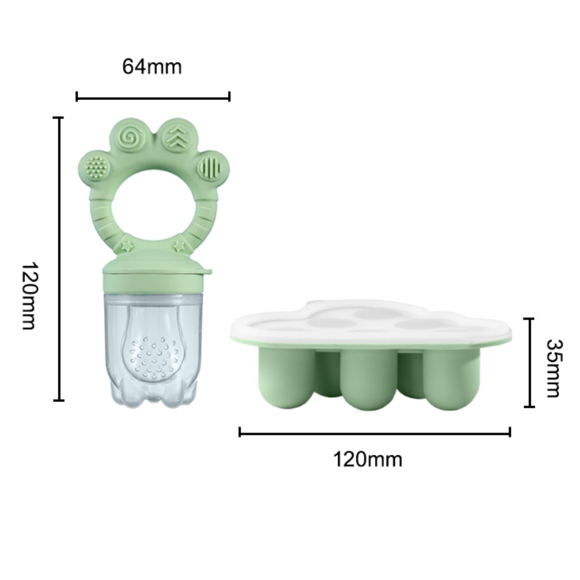 Baby Fruit Food Feeder & Freez - Meal Prep Freezer review and price