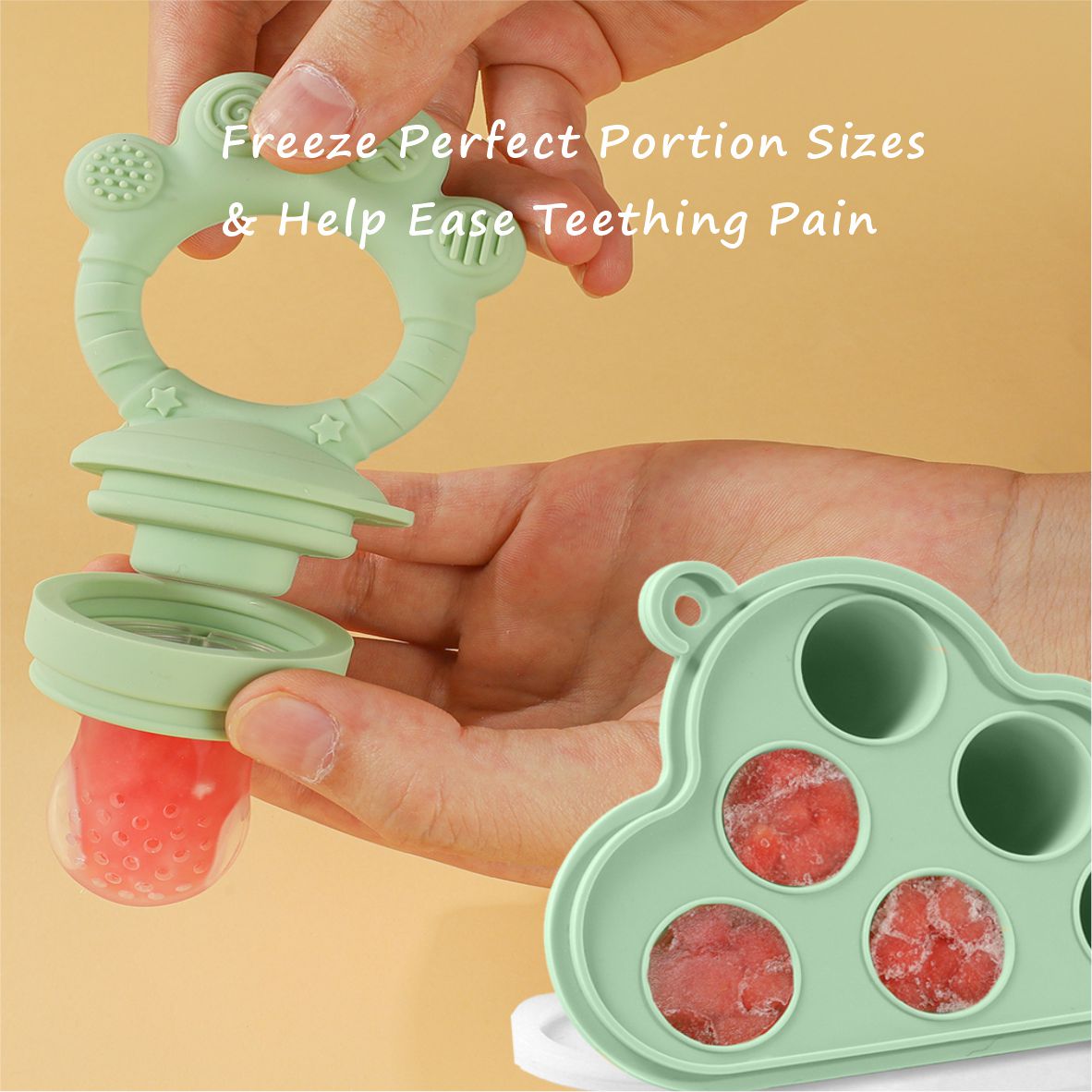Baby Fruit Food Feeder & Freez - Meal Prep Freezer review and price