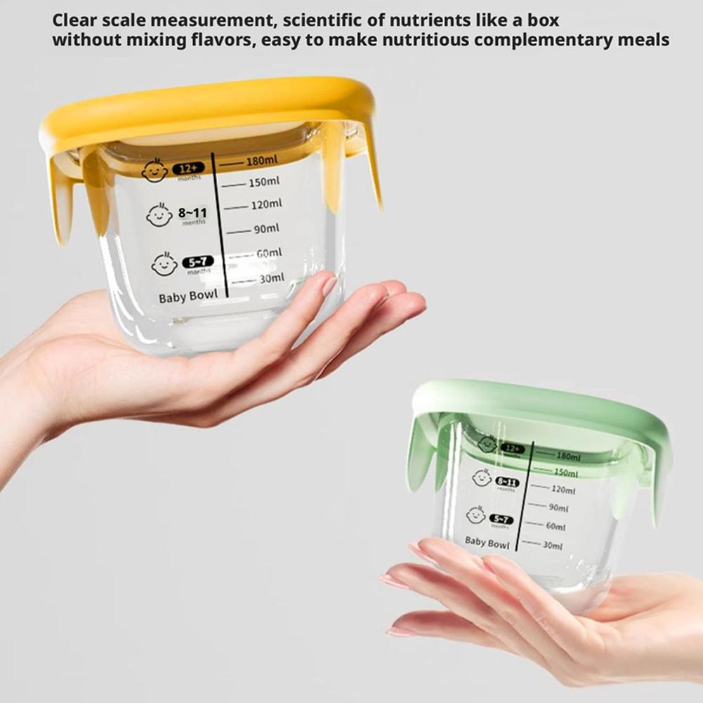 2PCS Glass Steaming Bowl Baby  - Meal Prep Menu review and price