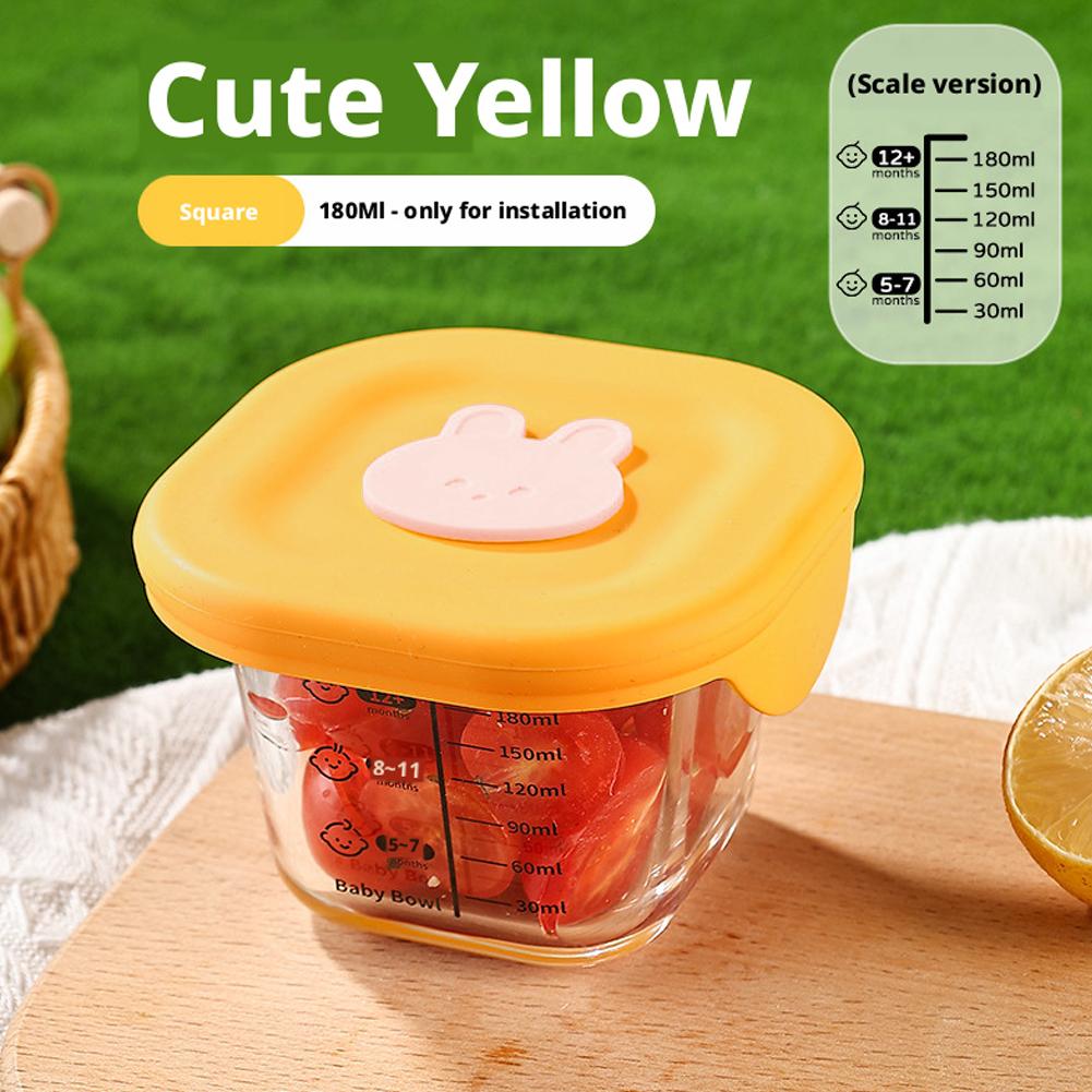 2PCS Glass Steaming Bowl Baby  - Meal Prep Menu review and price