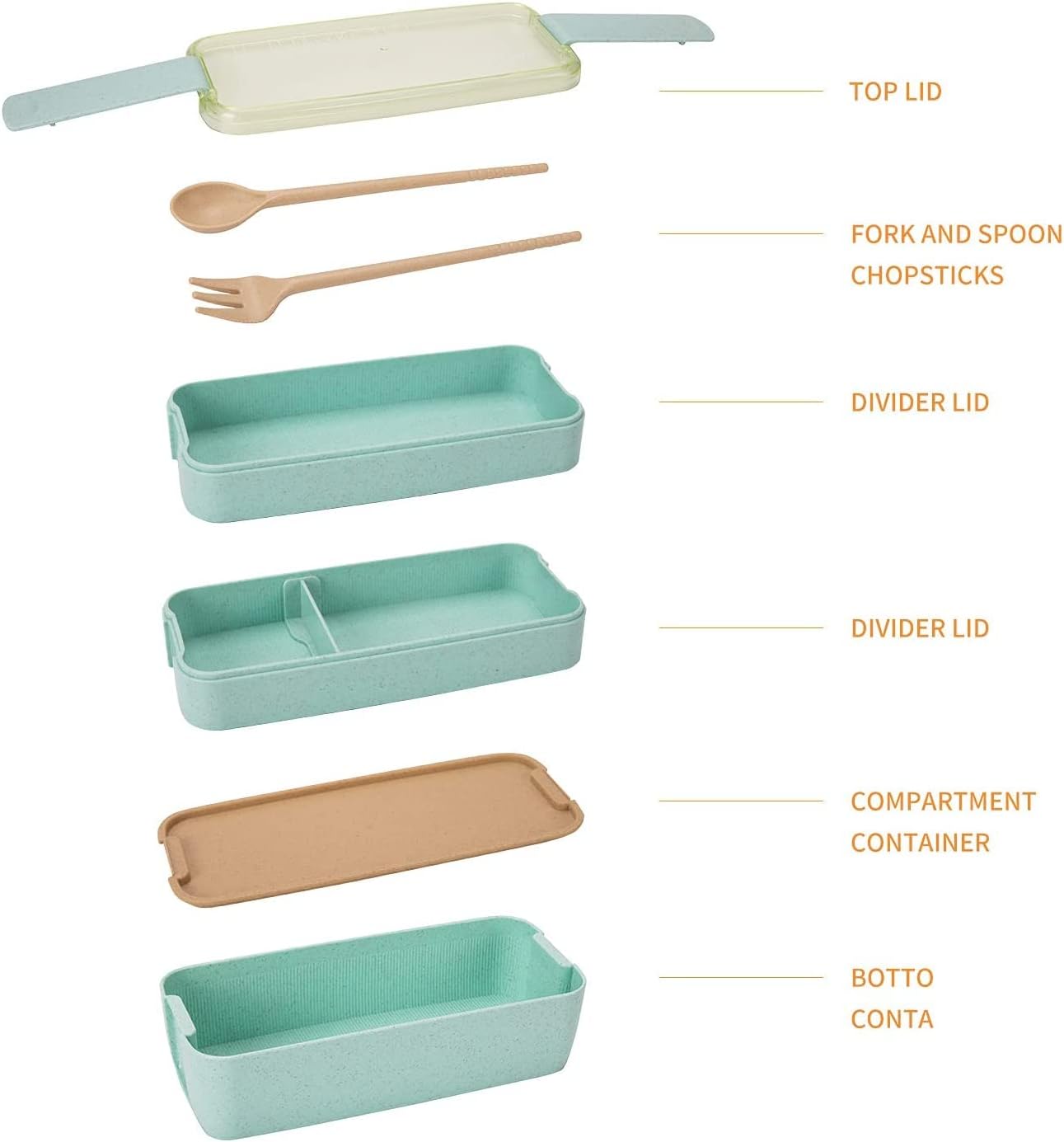 Rarapop 3 Pack Stackable Bento - Meal Prep Japanese review and price