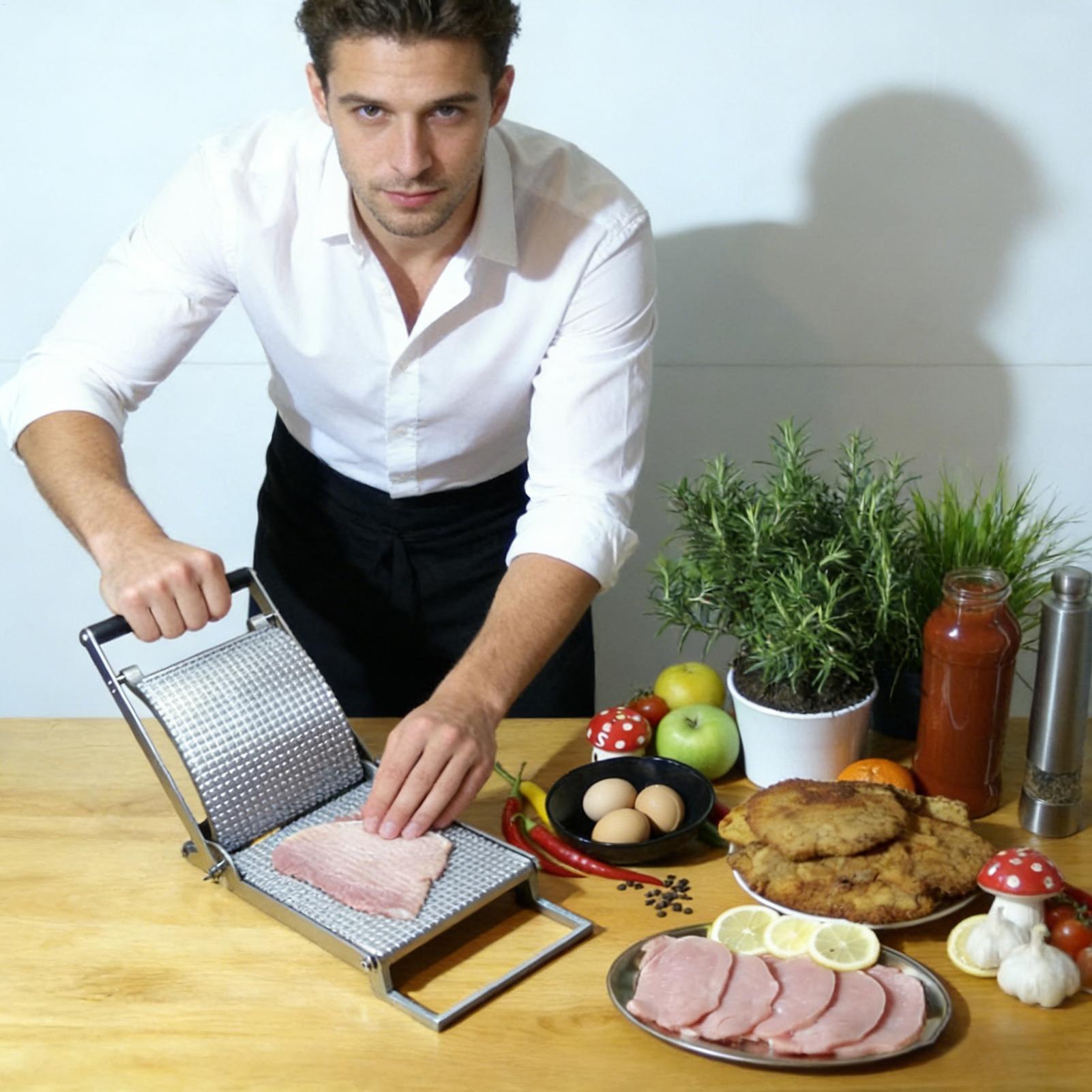 Meat Tenderizer Stainless Stee - Meal Prep Chicken review and price
