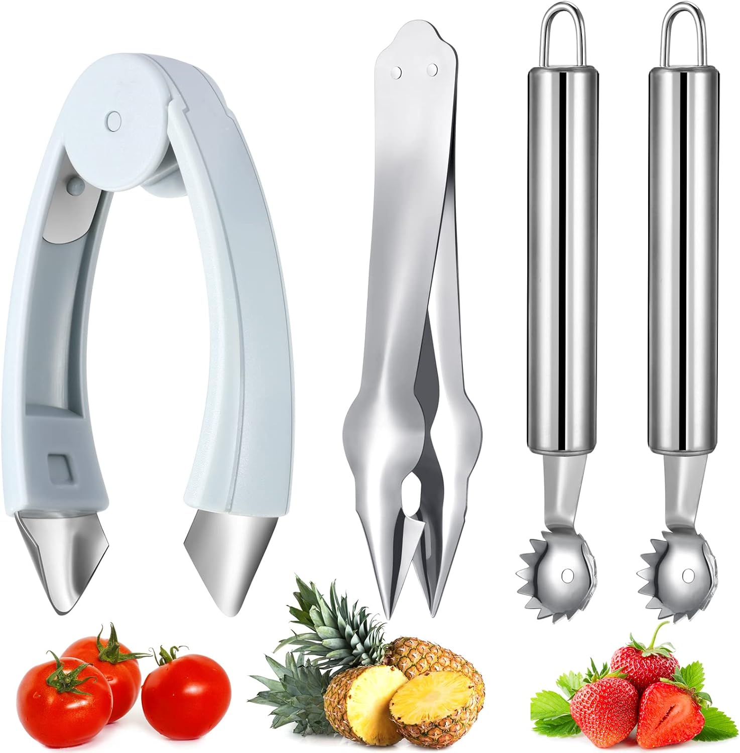 4-Piece Strawberry Huller and  - Strawberry Huller review and price