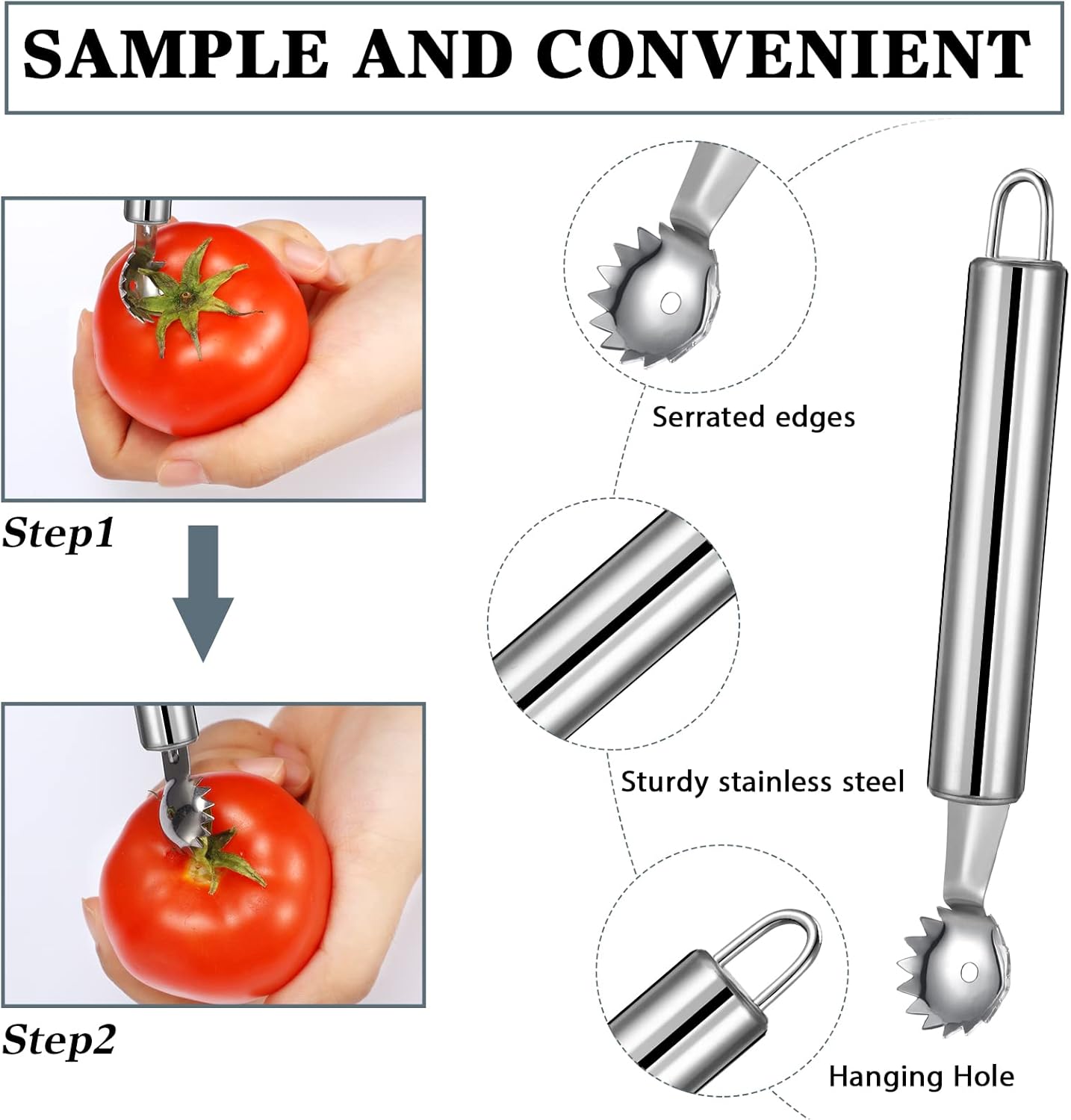 4-Piece Strawberry Huller and  - Strawberry Huller review and price