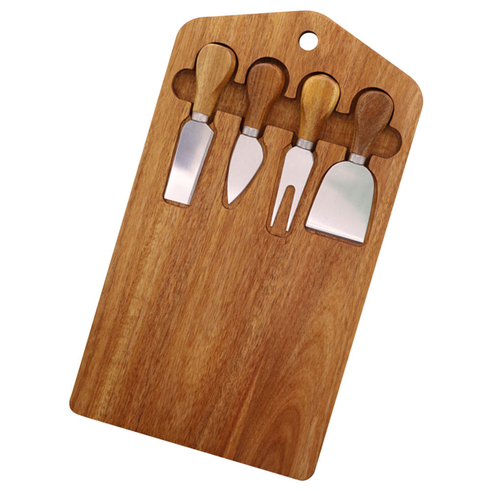 1Set Wood Cheese Board Set Han - Meal Prep Simple review and price