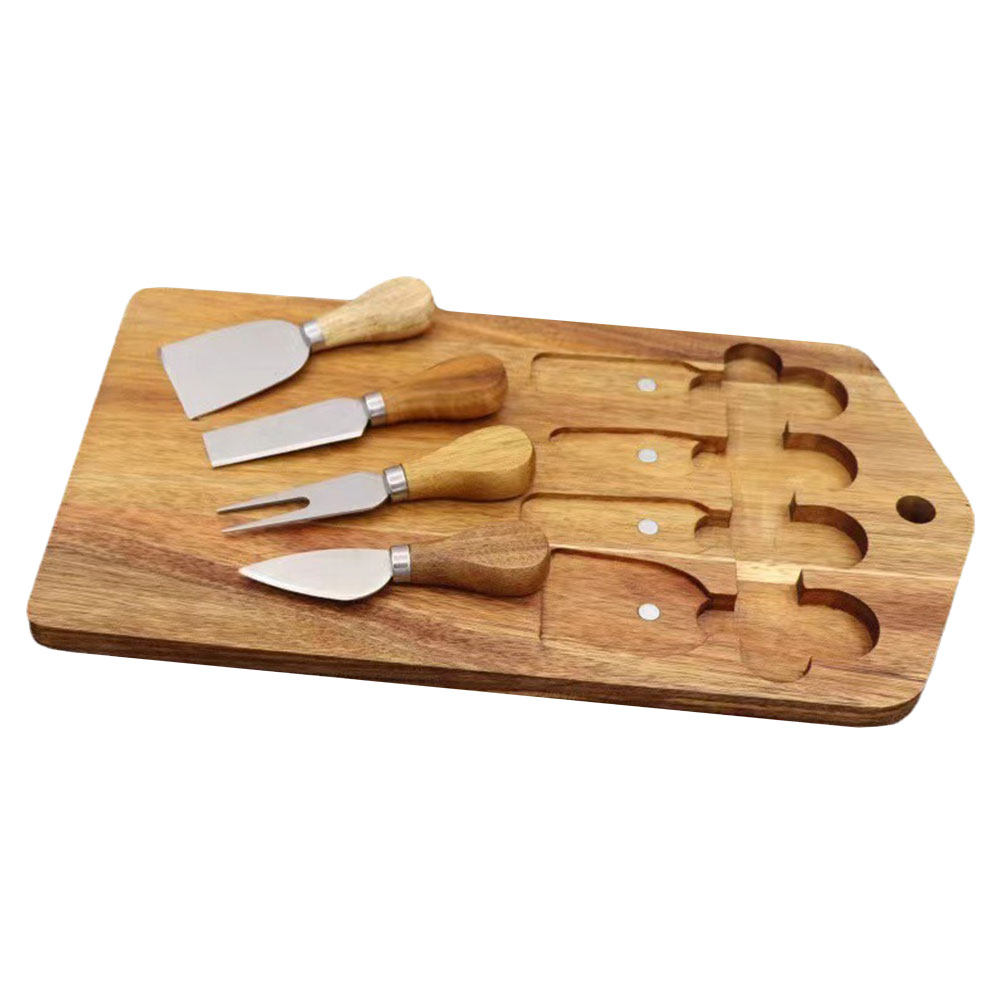 1Set Wood Cheese Board Set Han - Meal Prep Simple review and price