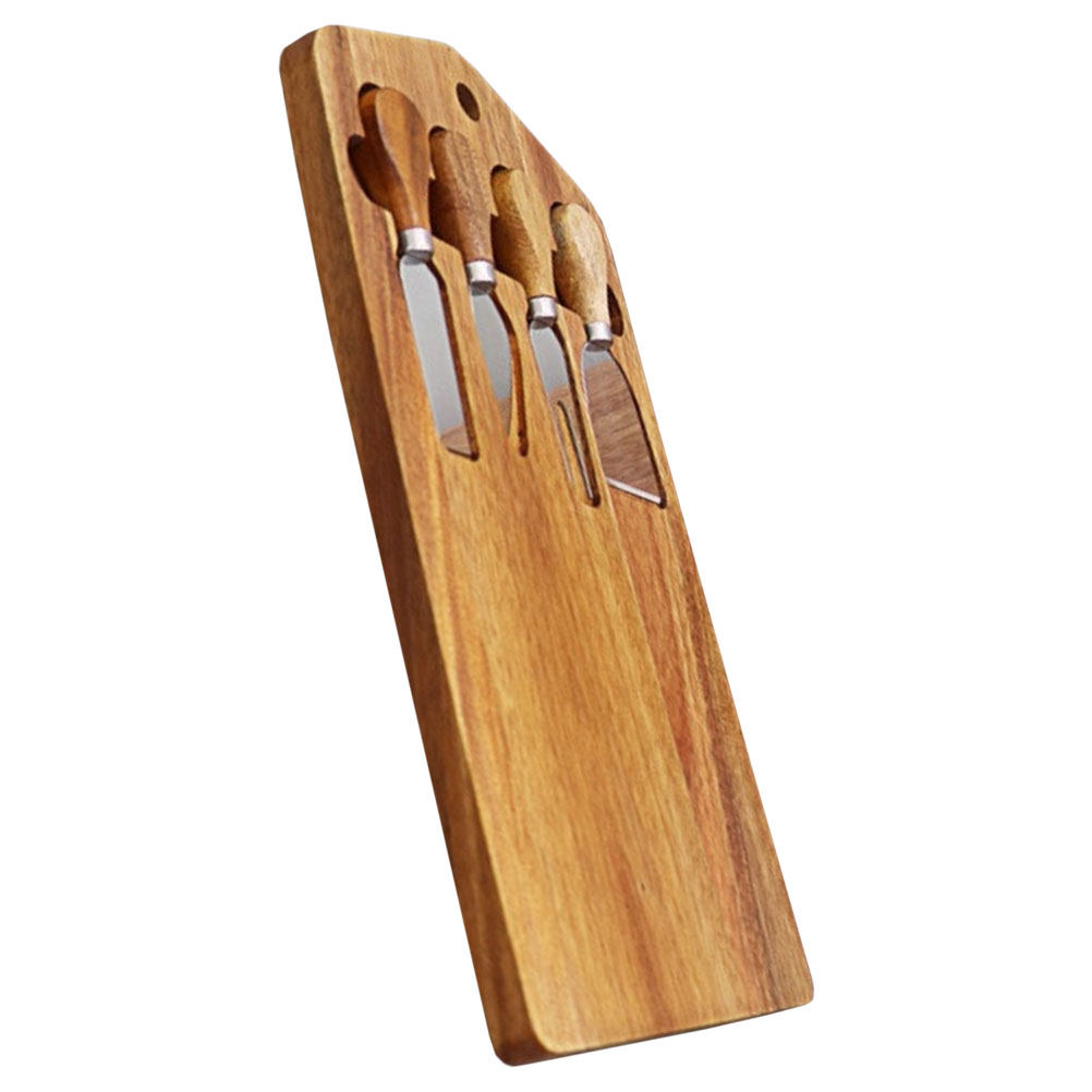 1Set Wood Cheese Board Set Han - Meal Prep Simple review and price