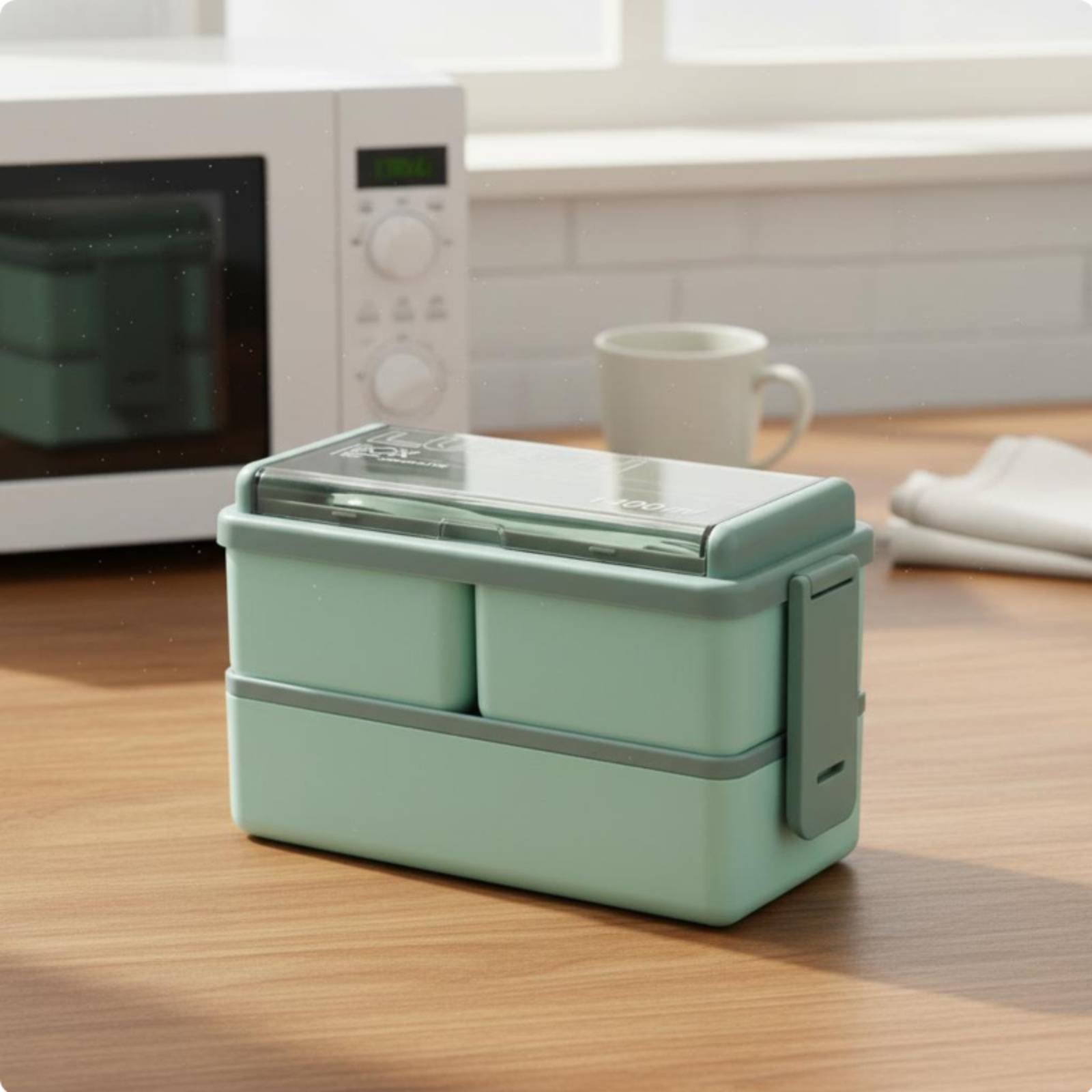 Plastic Bento Lunch Box Microw - Meal Prep Japanese review and price