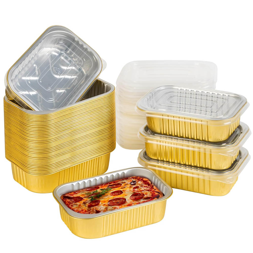 Small Aluminum Pans with Lids  - Meal Prep Freezer review and price
