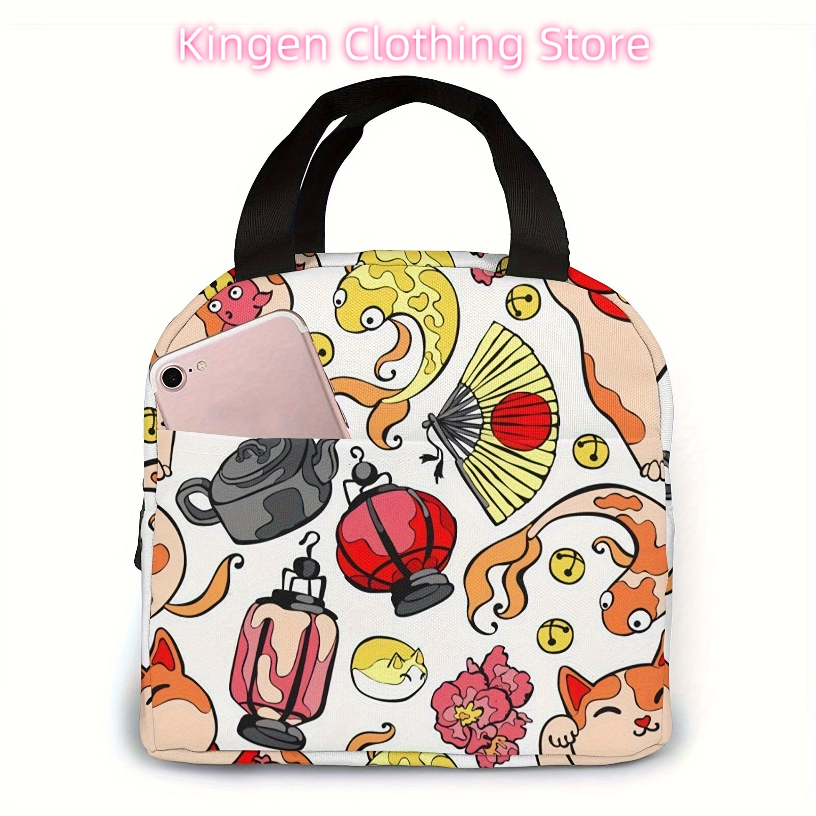1Pcs Insulated Lunch Bag with  - Meal Prep Japanese review and price