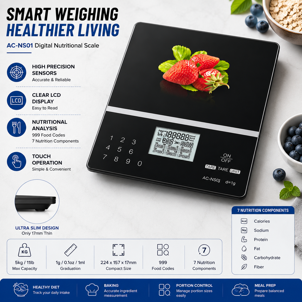 Digital Nutritional Food Scale - Portion Scale Digital review and price
