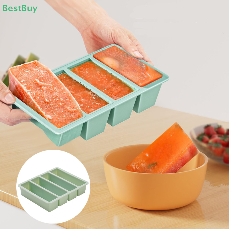 Silicone Freezer Molds With Li - Meal Prep Menu review and price