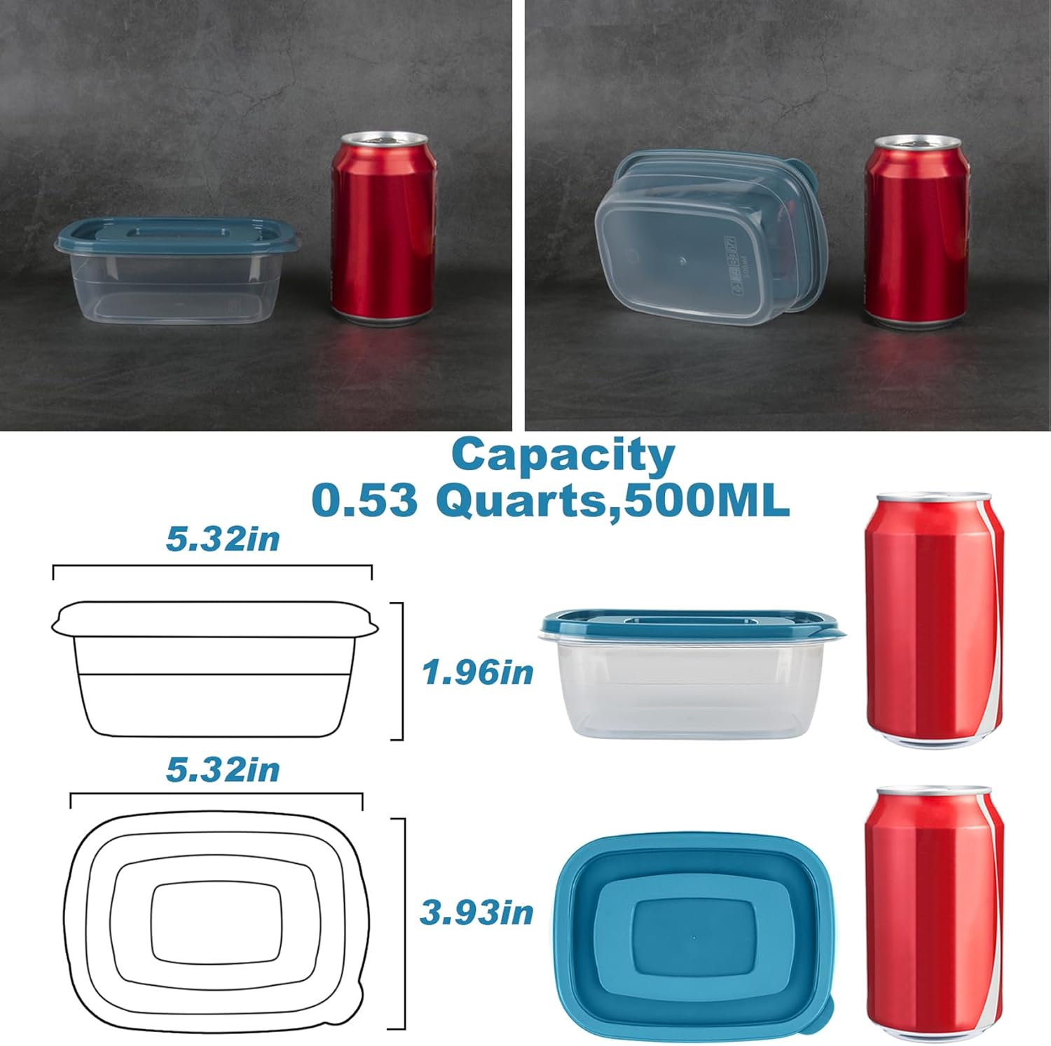 5-Pack BPA-Free Meal Prep Cont - Meal Prep Freezer review and price