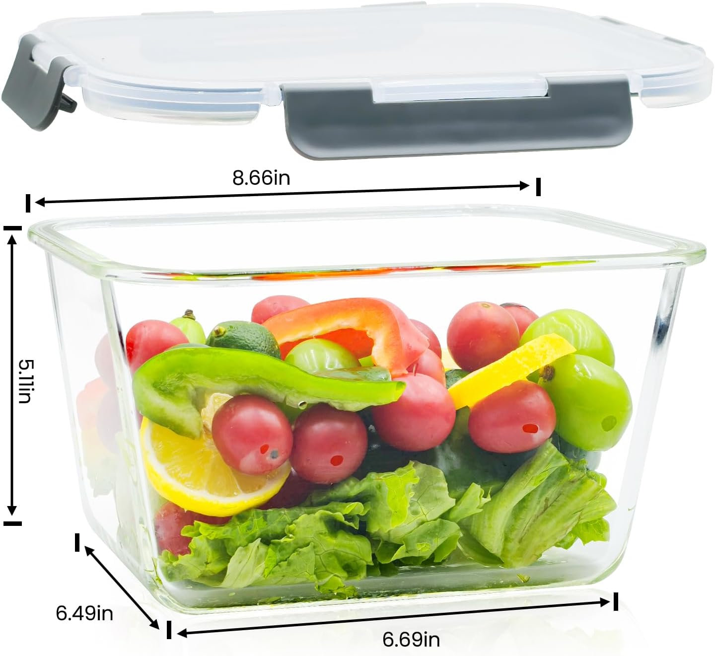 Large Glass Storage Containers - Meal Prep Chicken review and price