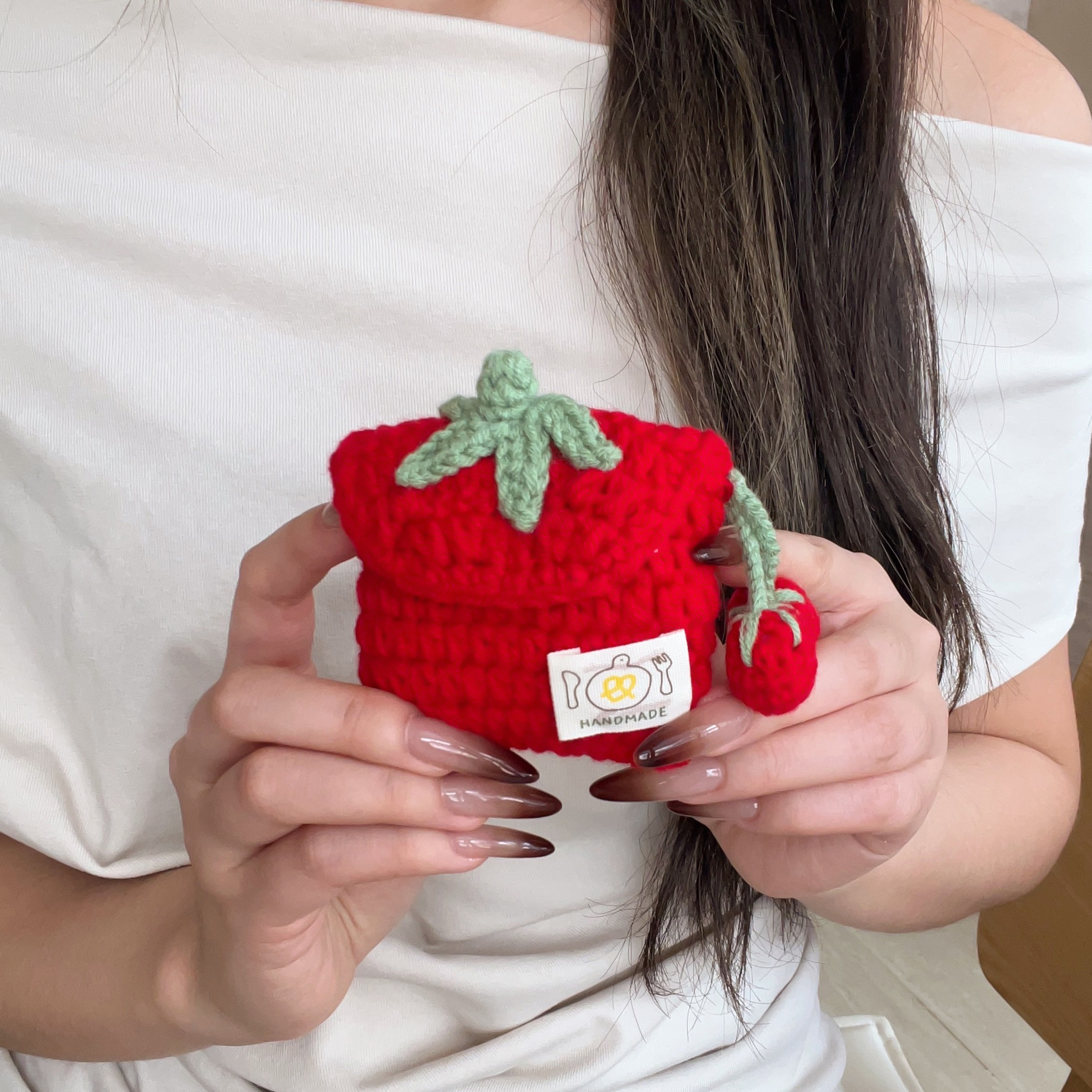 Earphone Case for  Airpods 4 3 - Strawberry Huller review and price