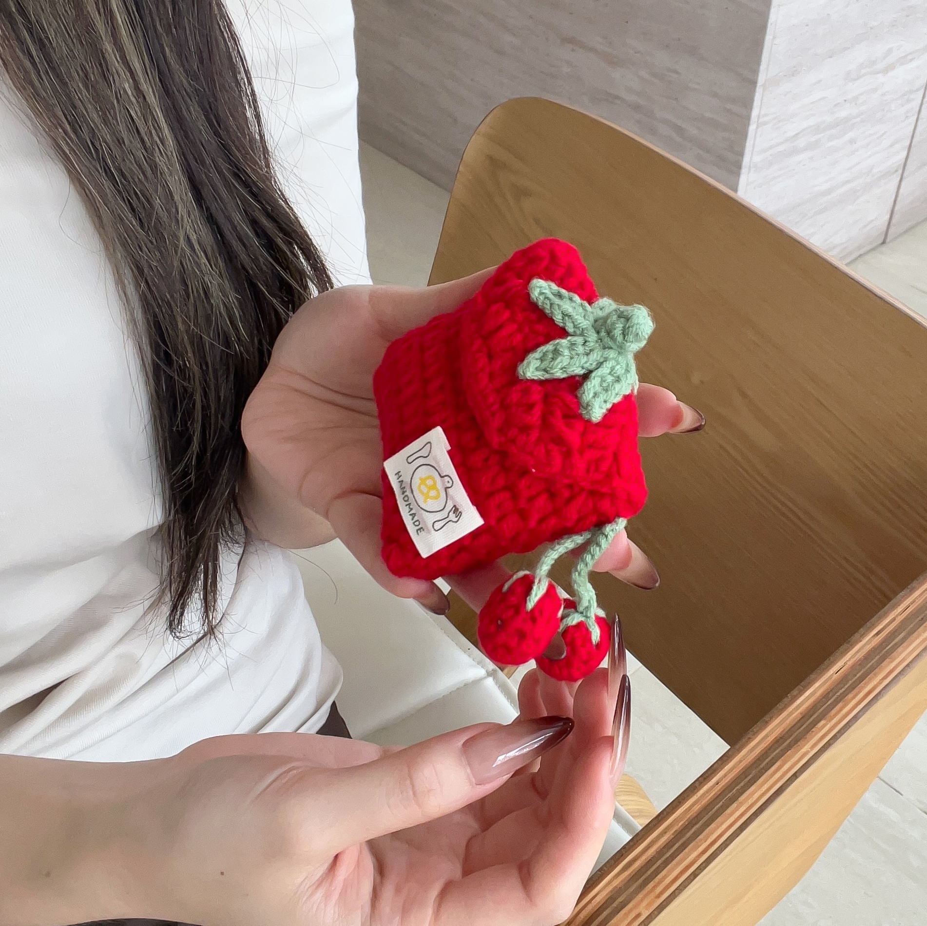 Earphone Case for  Airpods 4 3 - Strawberry Huller review and price